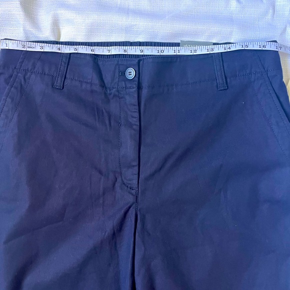 Talbots Large relaxed joggers at waist. Navy Blue. NWT new - Picture 2 of 9